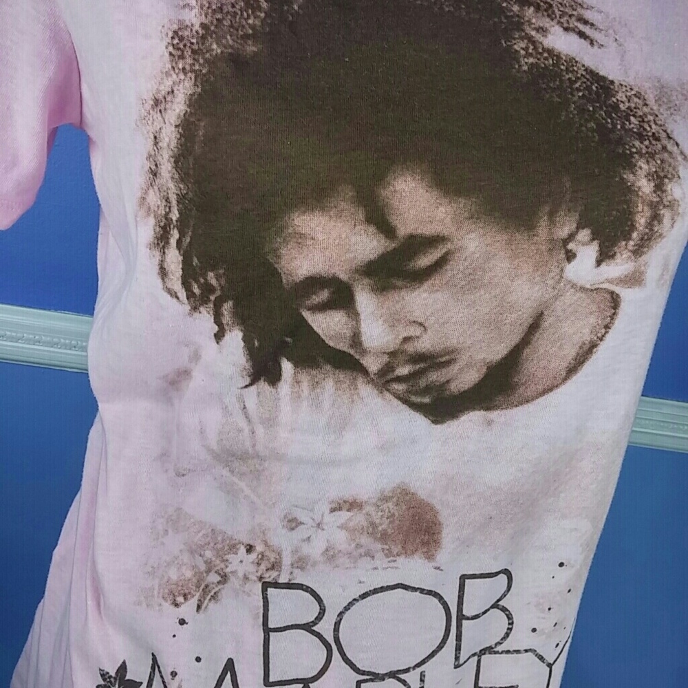 Women's T-Shirt Bob Marley XL Pink